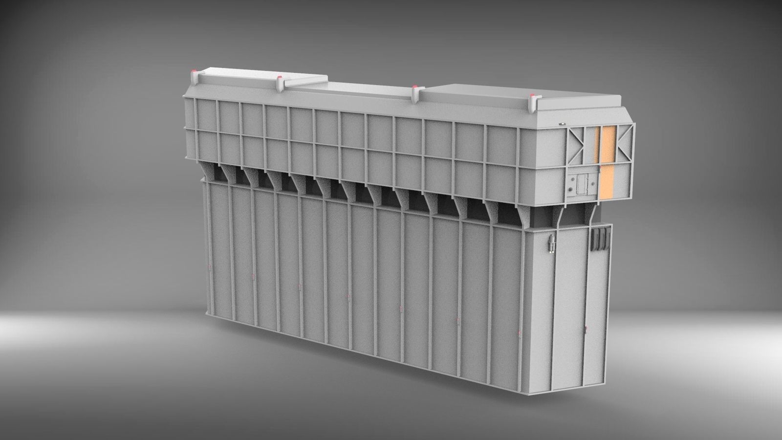 Sci-Fi architecture Elements collection 3 3D model_53