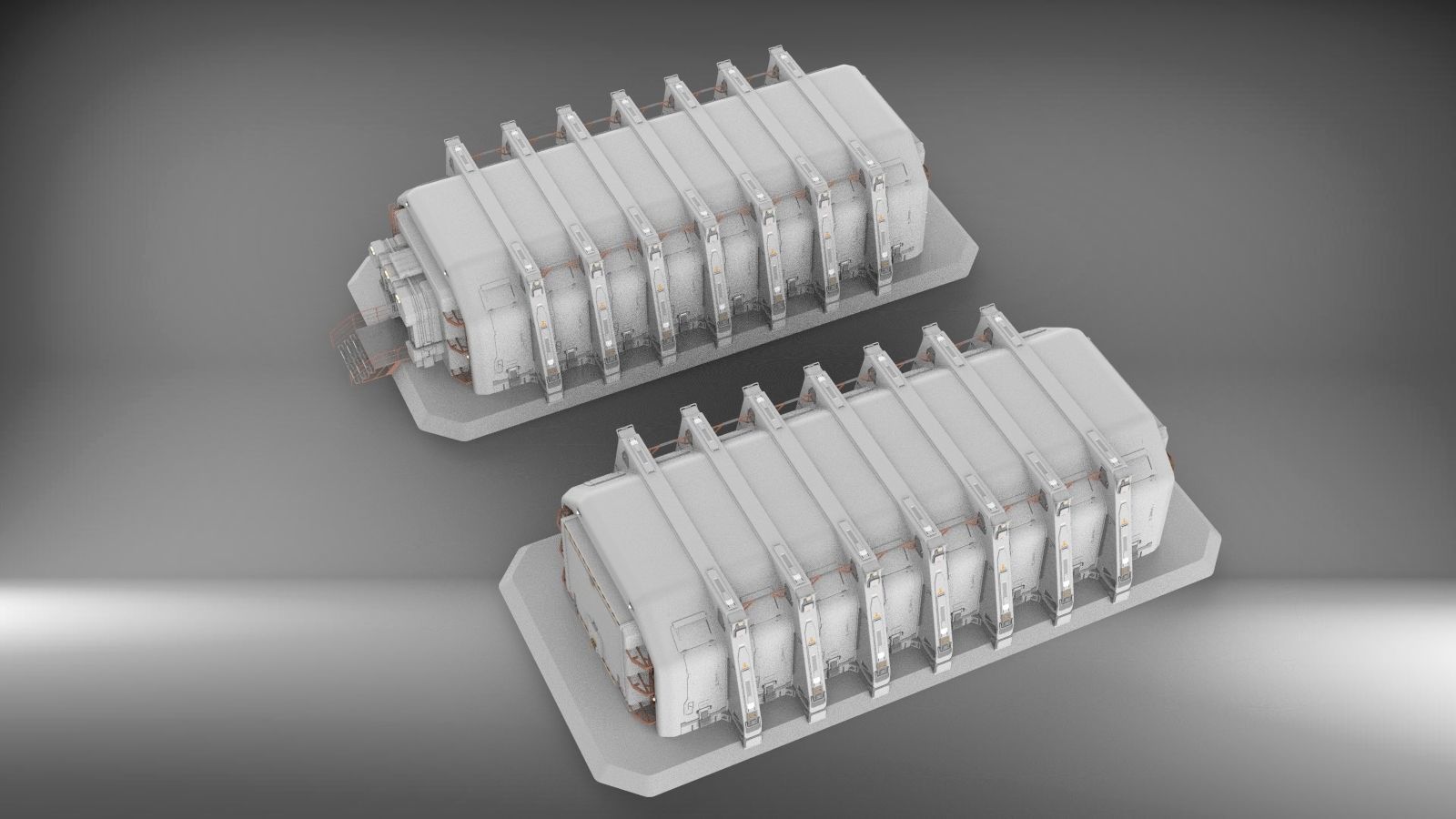 Sci-Fi architecture Elements collection 3 3D model_72