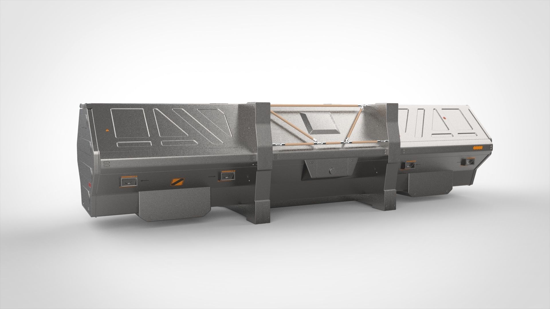 sci fi Container 2 3D model_7