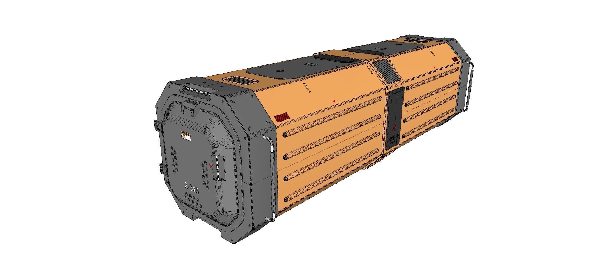 sci fi Container 2 3D model_30