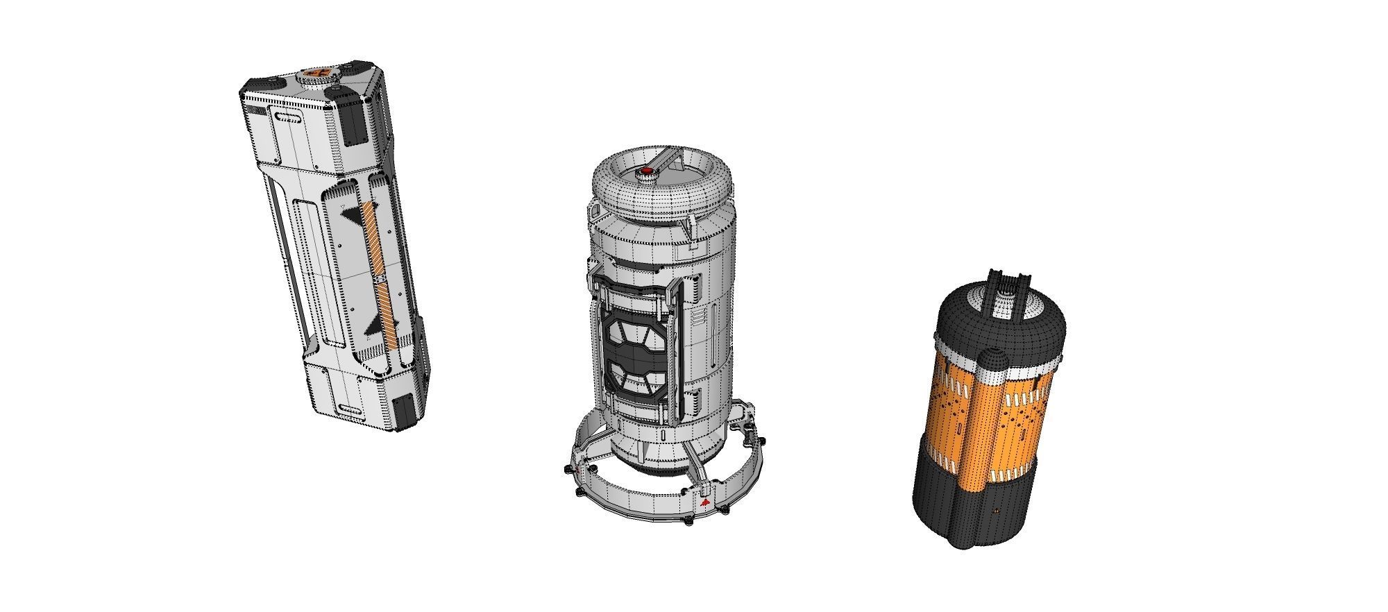 sci fi Container 2 3D model_32