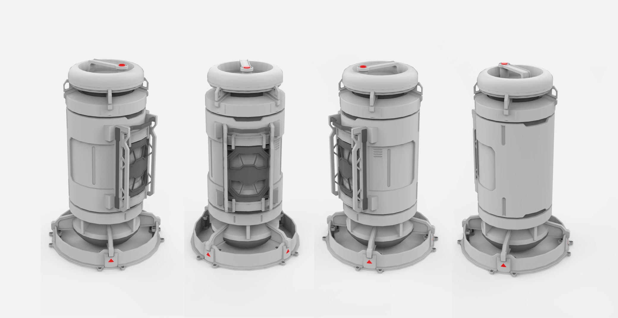 sci fi Container 2 3D model_20