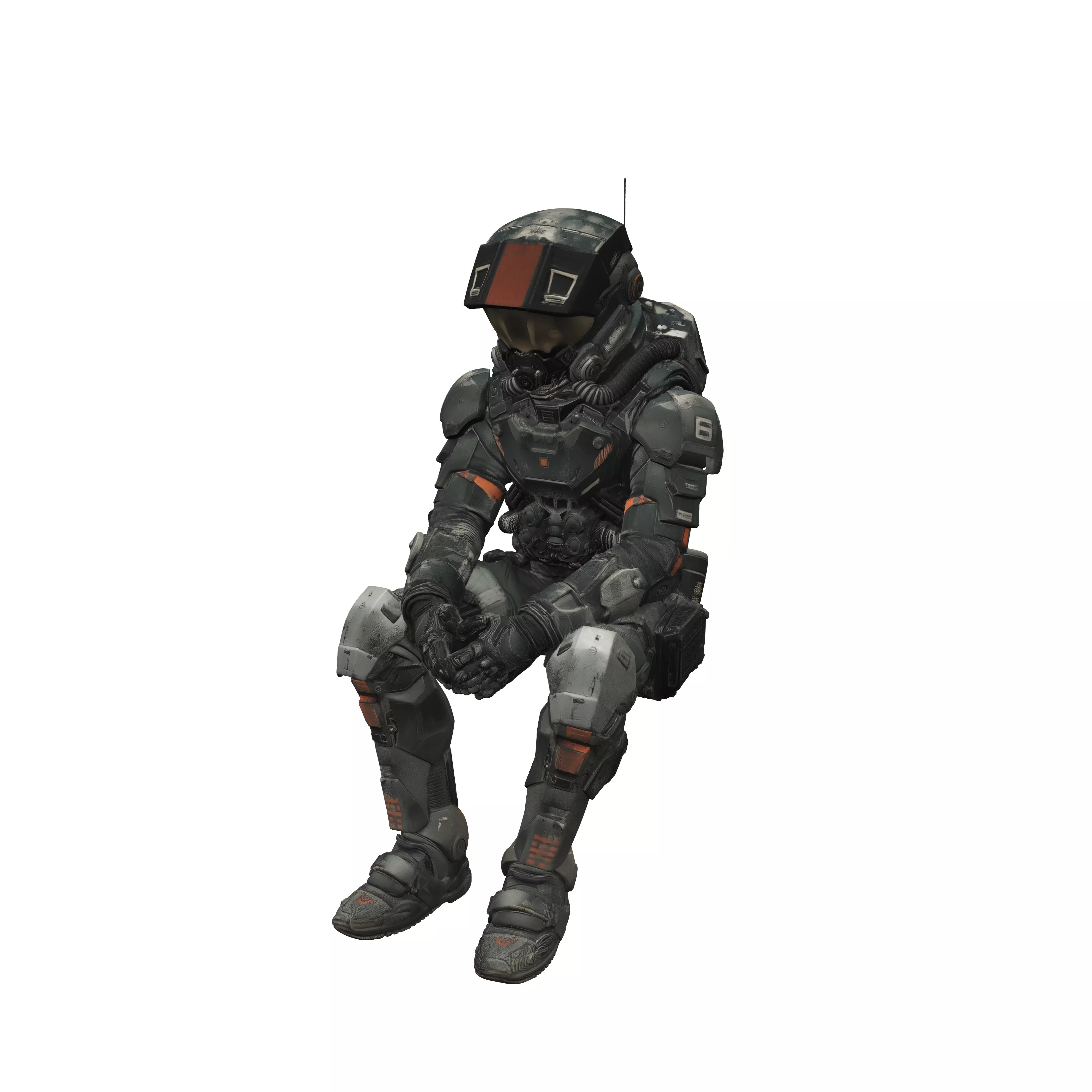 Desolate Exosuit Sentinel 3D model