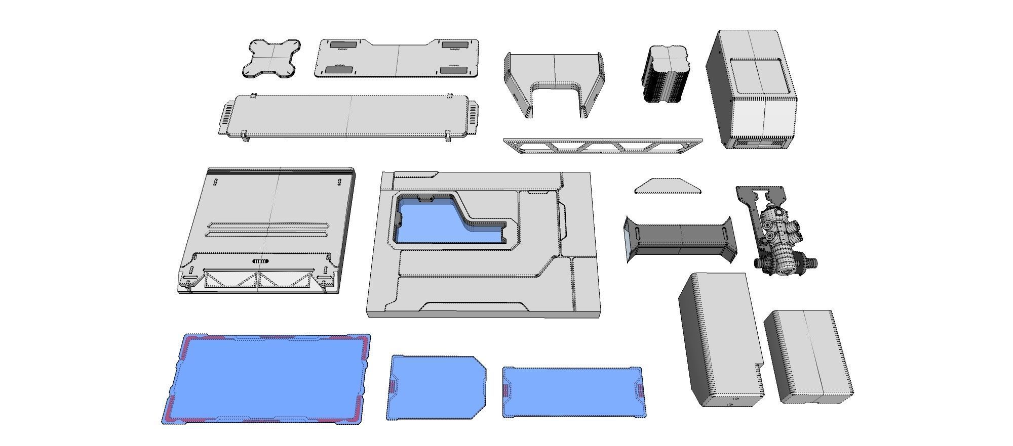 Sci-Fi architecture Elements collection 23 3D model_22
