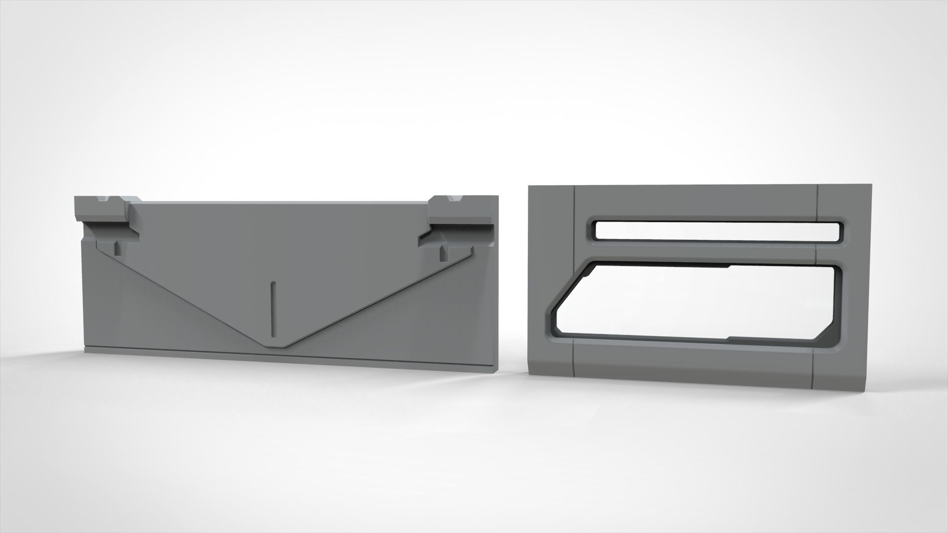 Sci-Fi architecture Elements collection 23 3D model_13