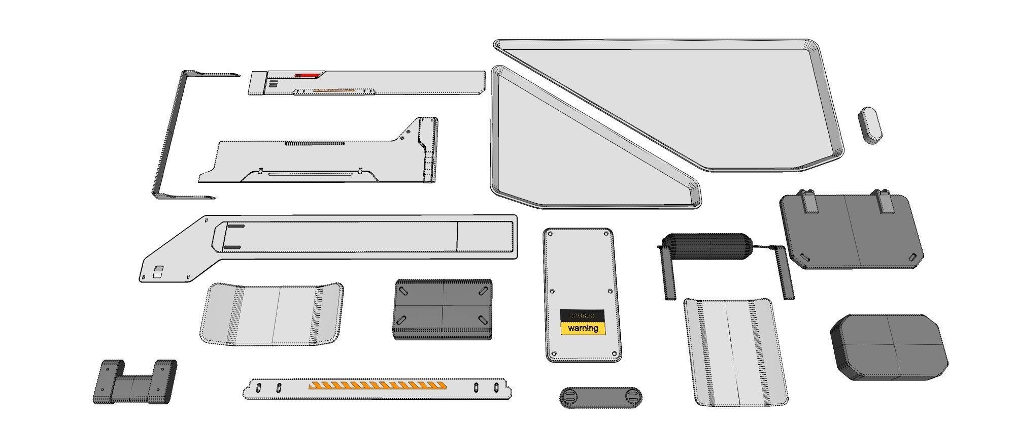 Sci-Fi architecture Elements collection 23 3D model_24