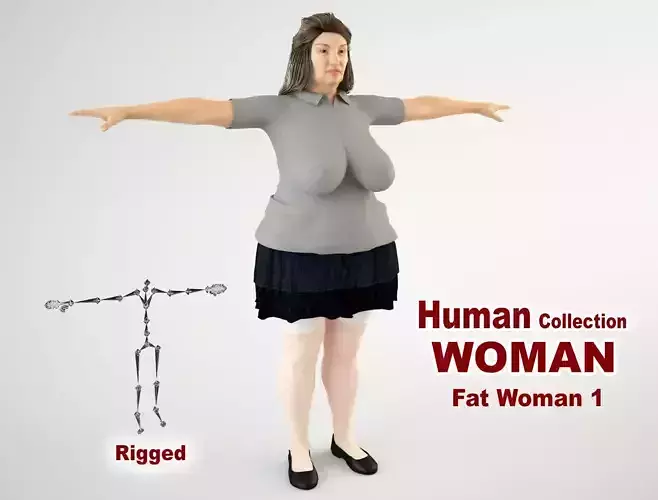 Fat Woman 1 3D model
