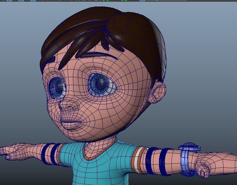 CARTOON CHARACTER 3D model_5