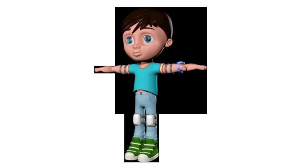 CARTOON CHARACTER 3D model_1