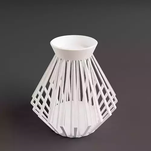 wire candle holder 3D print model