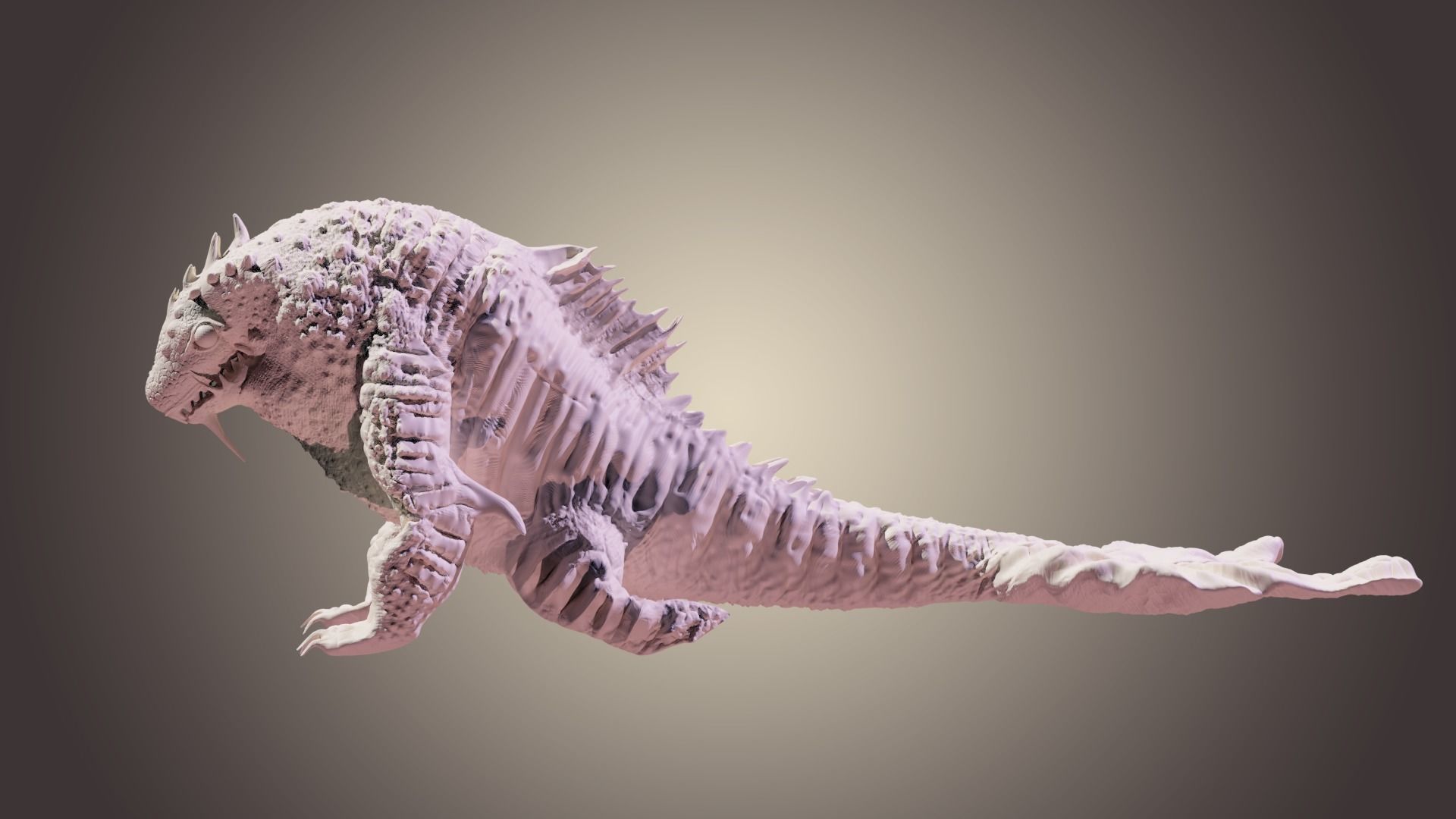 sea serpent 3D print model_1