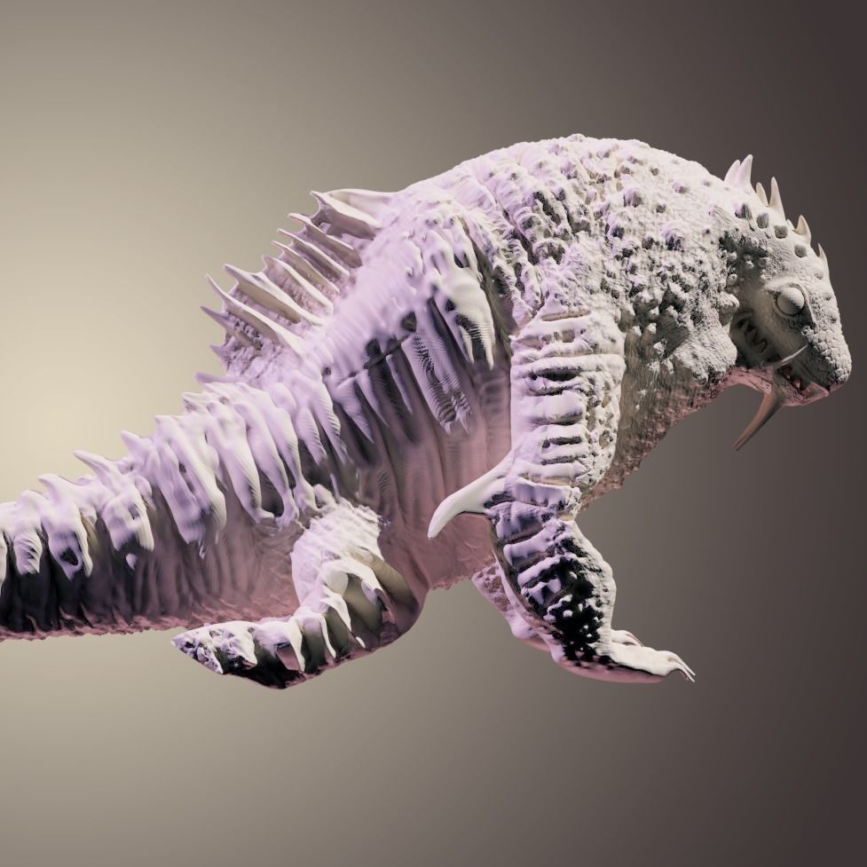 sea serpent 3D print model_2