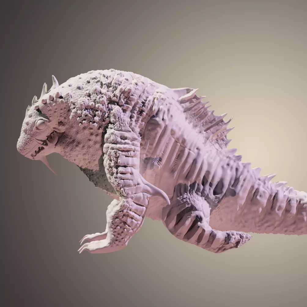 sea serpent 3D print model_0
