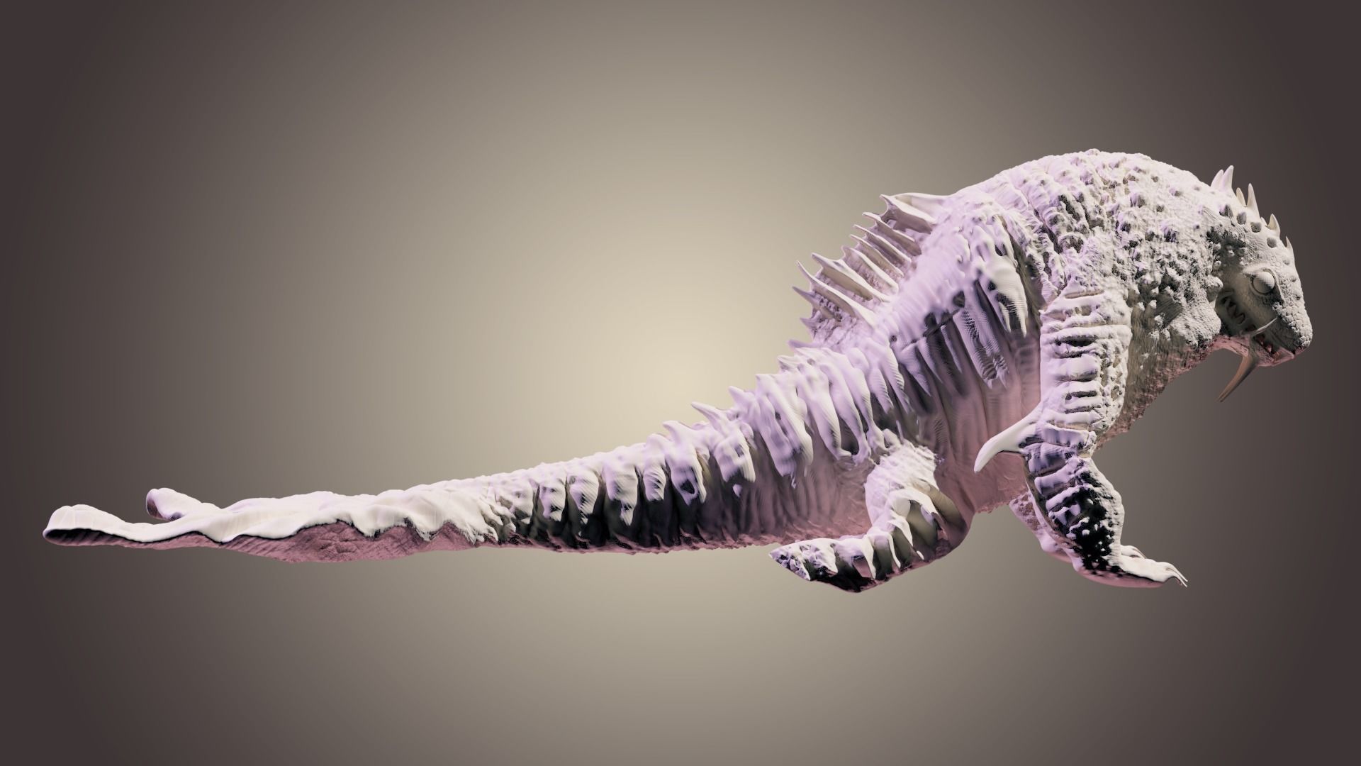 sea serpent 3D print model_4