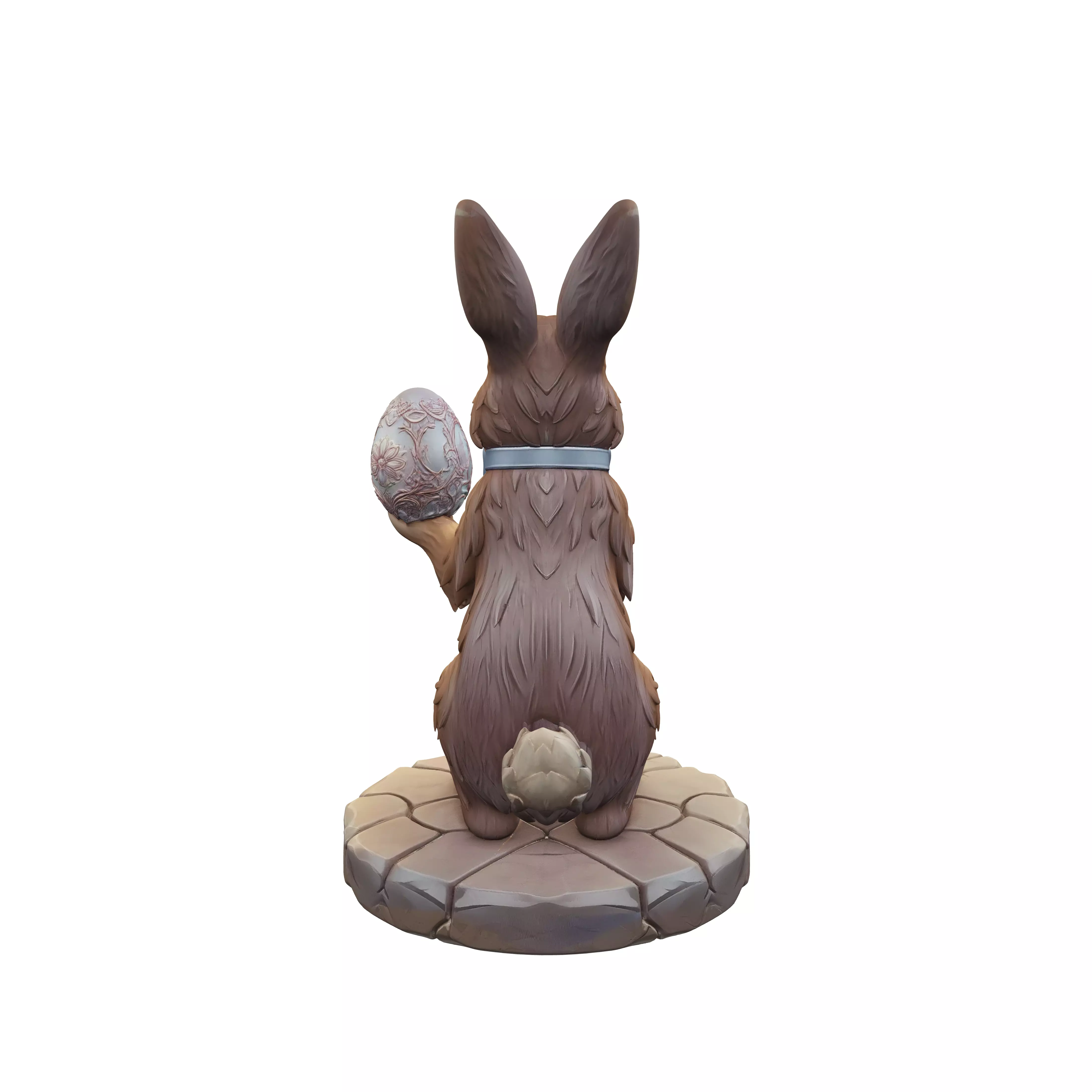 Easter Bunny with Decorated Egg EasterEgg2026 3D model
