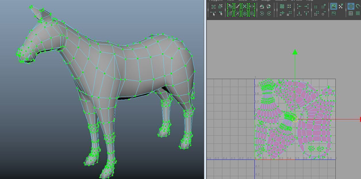 horse low poly cow Free low-poly 3D model_3