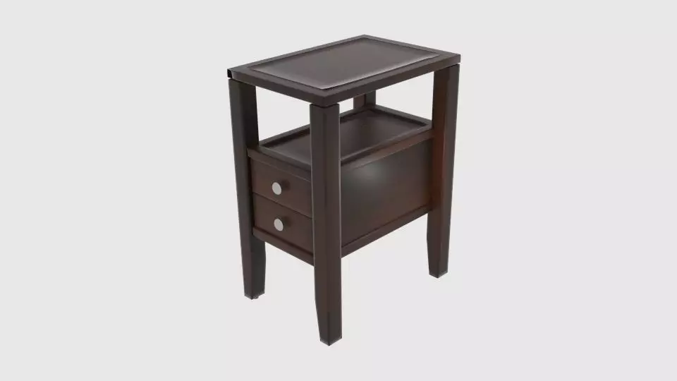 Charlton Home Odon End Table 3D model_0