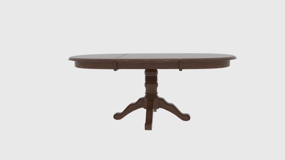 Ronan Extension Dining Table 3D model CGTrader