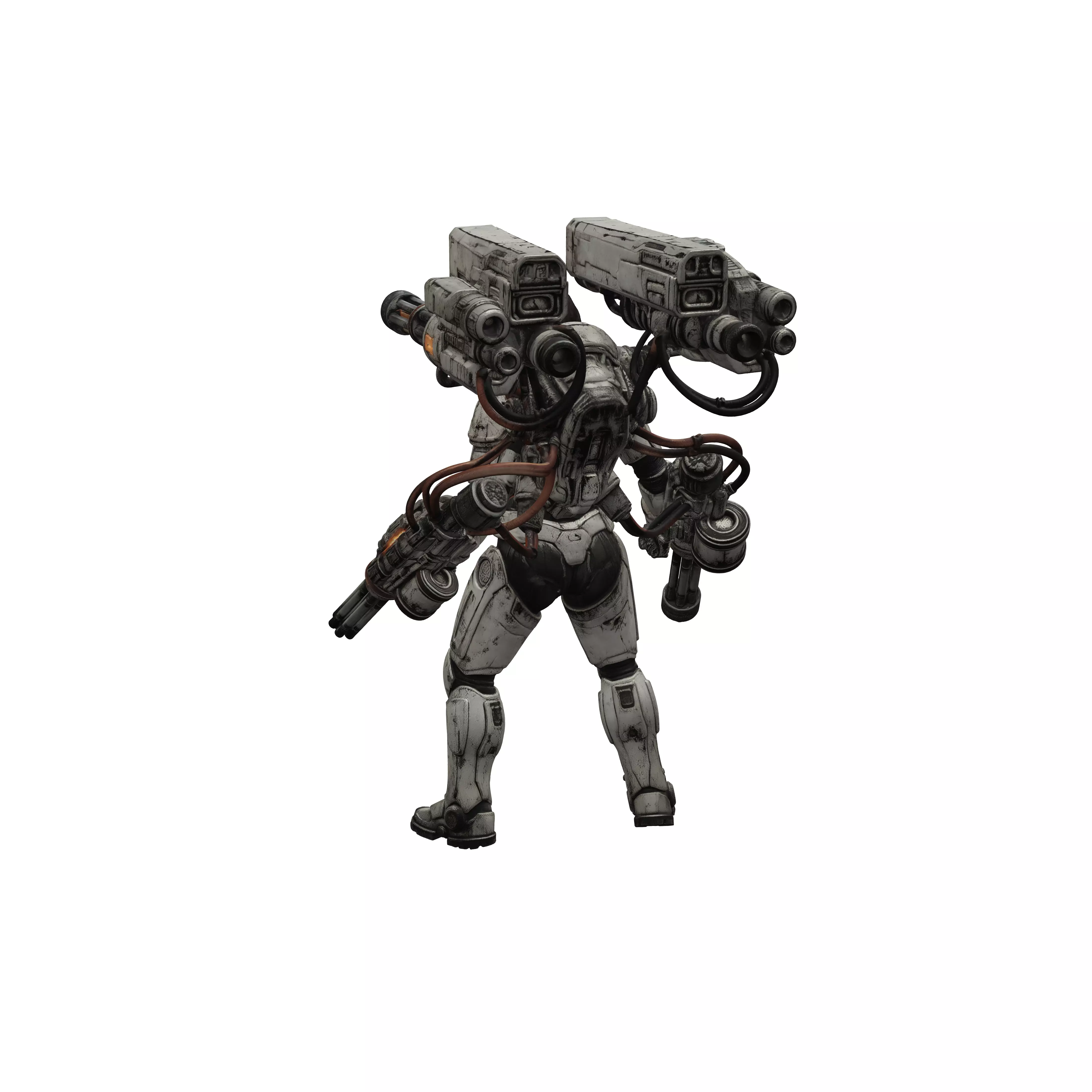 Ashen Sentinel 3D model