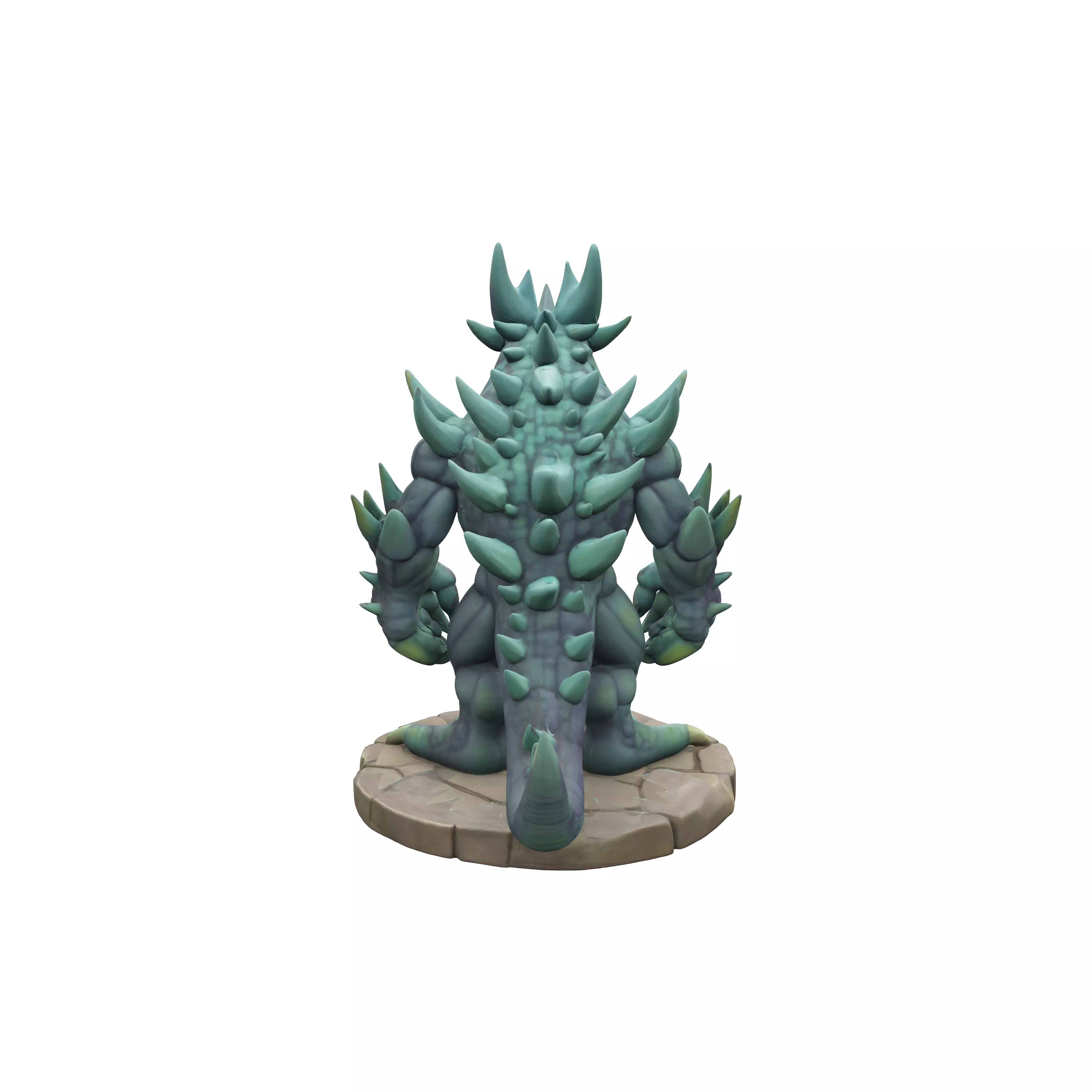 A legendary Pokmon of rock type 3D model