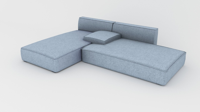 Dessales Furniture Sofa Free low-poly 3D model