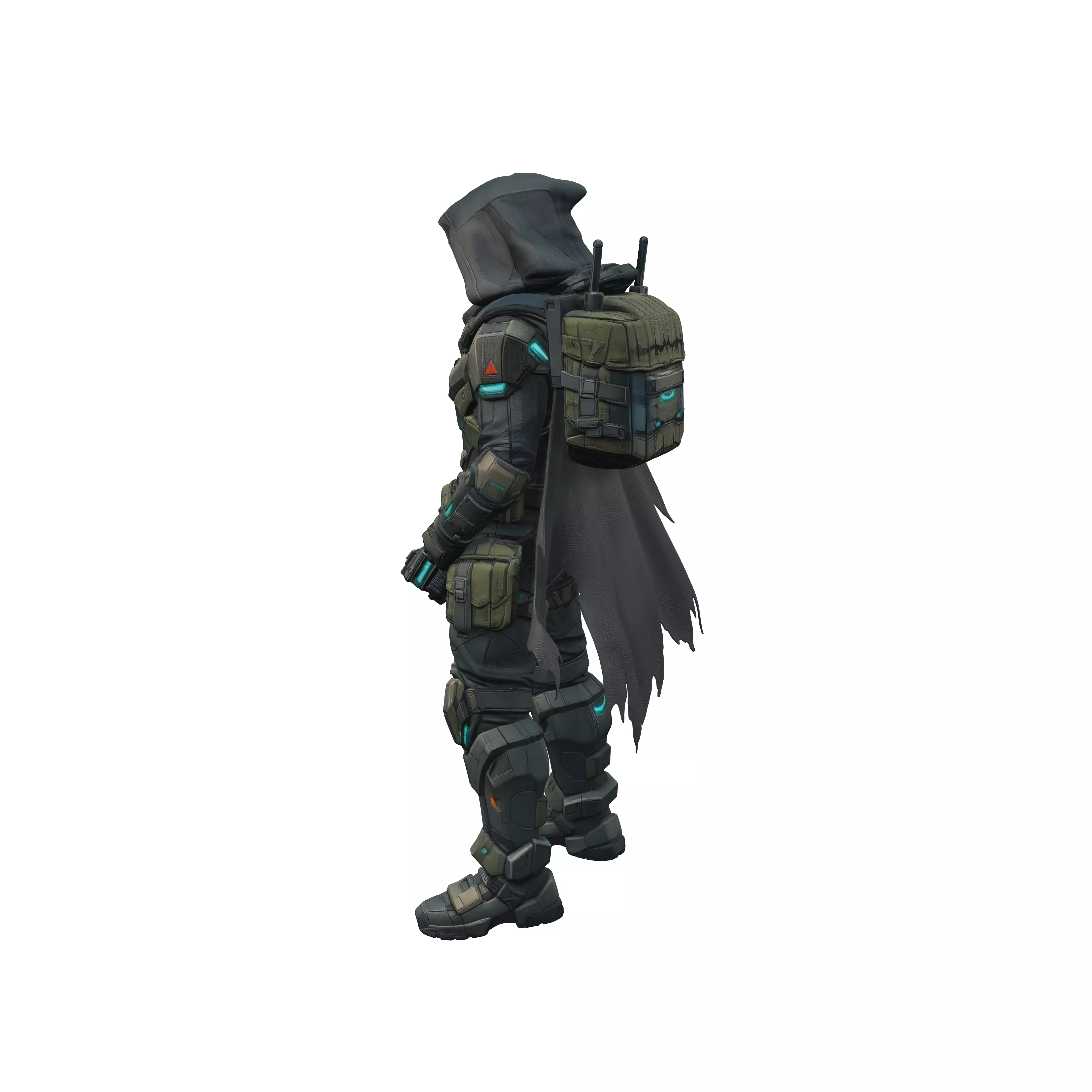 Cloaked Sentinel 3D model