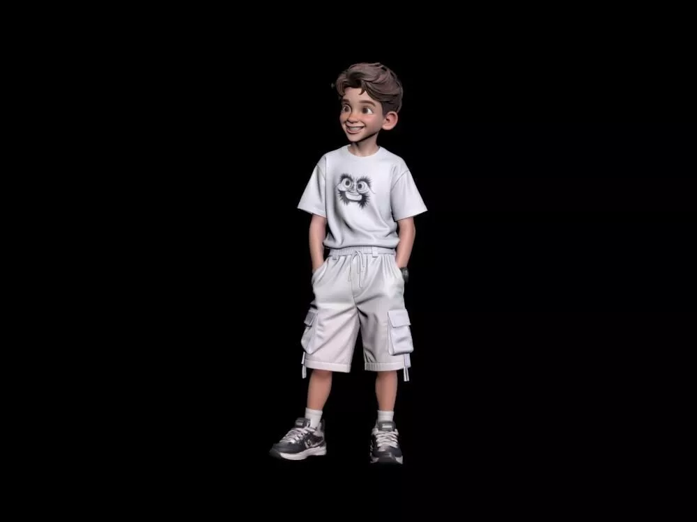 summer youth 3D model