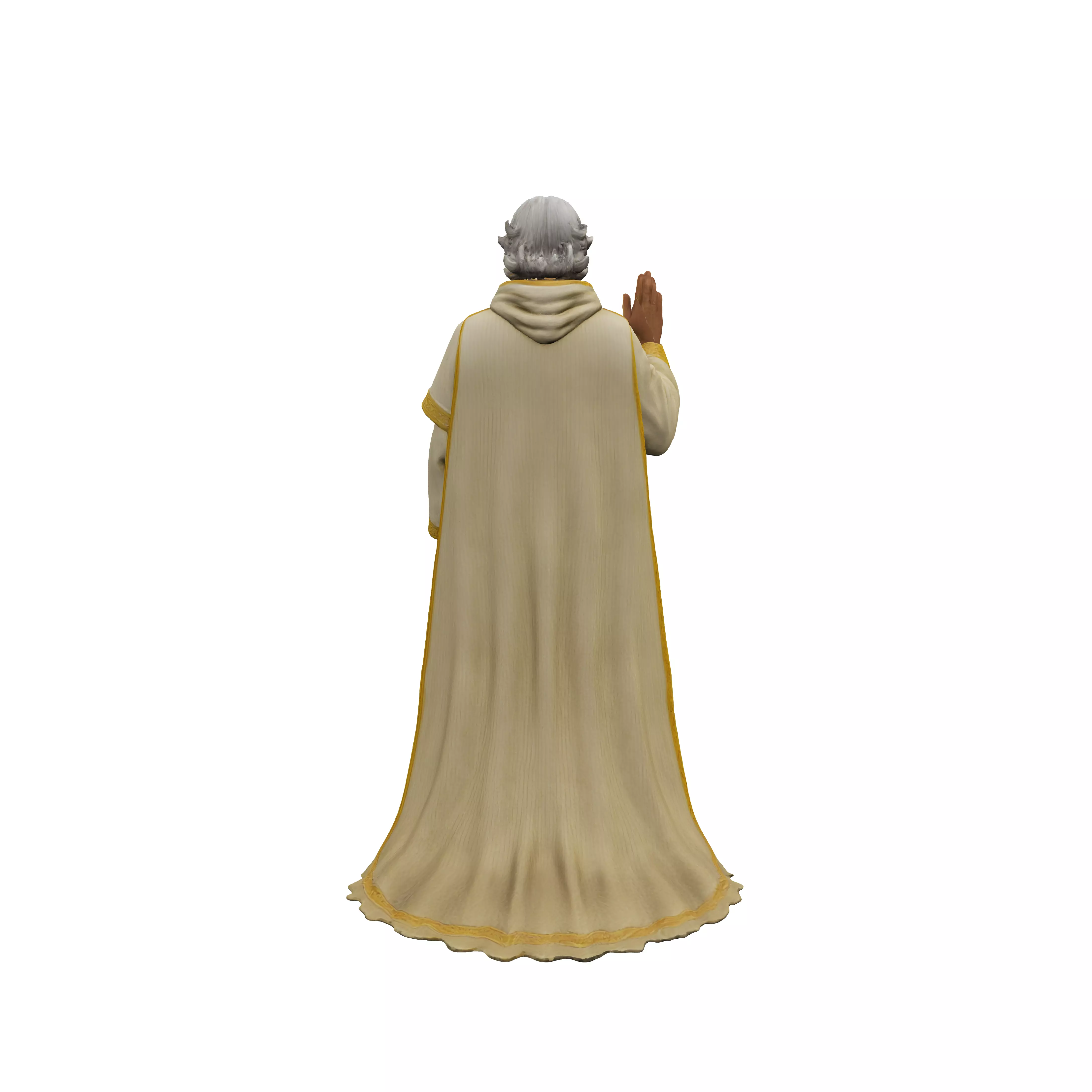 Elder Sage in Robes 3D model