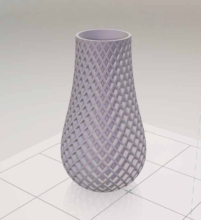 Flower Vase 3D print model_0