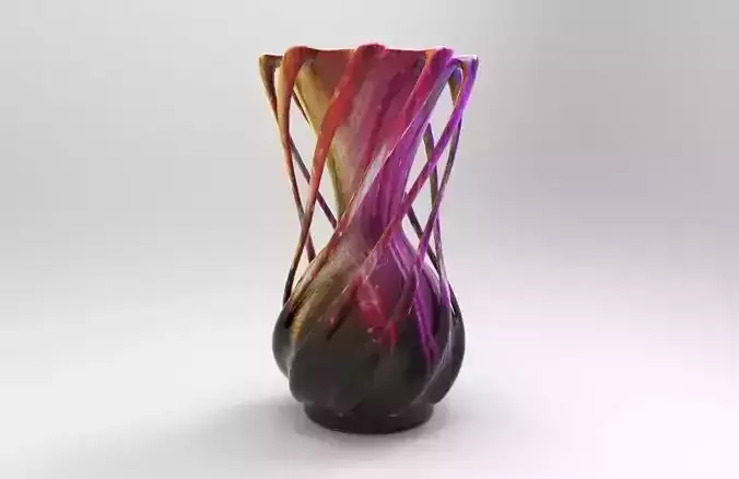 Multicolor Vase 3D print model