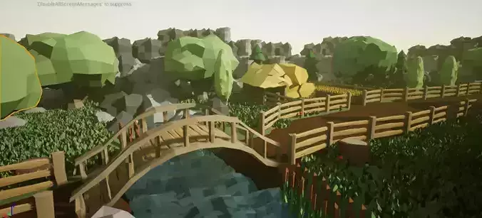 Low Poly Displacement Forest Pack By Artem