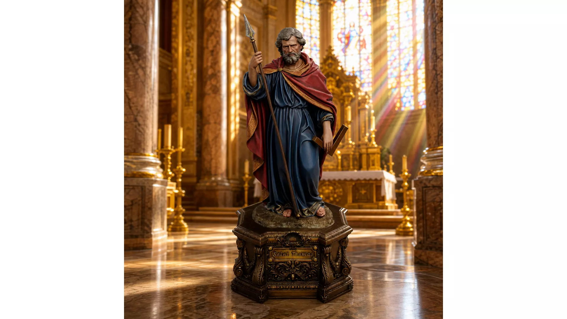Saint Thomas 3D Scanning STL Printable 428054 3D print model