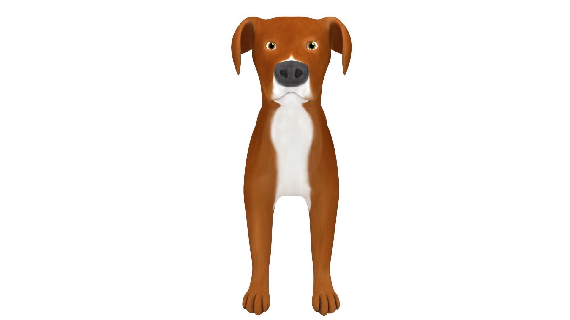 American Pitbull 3D model_1