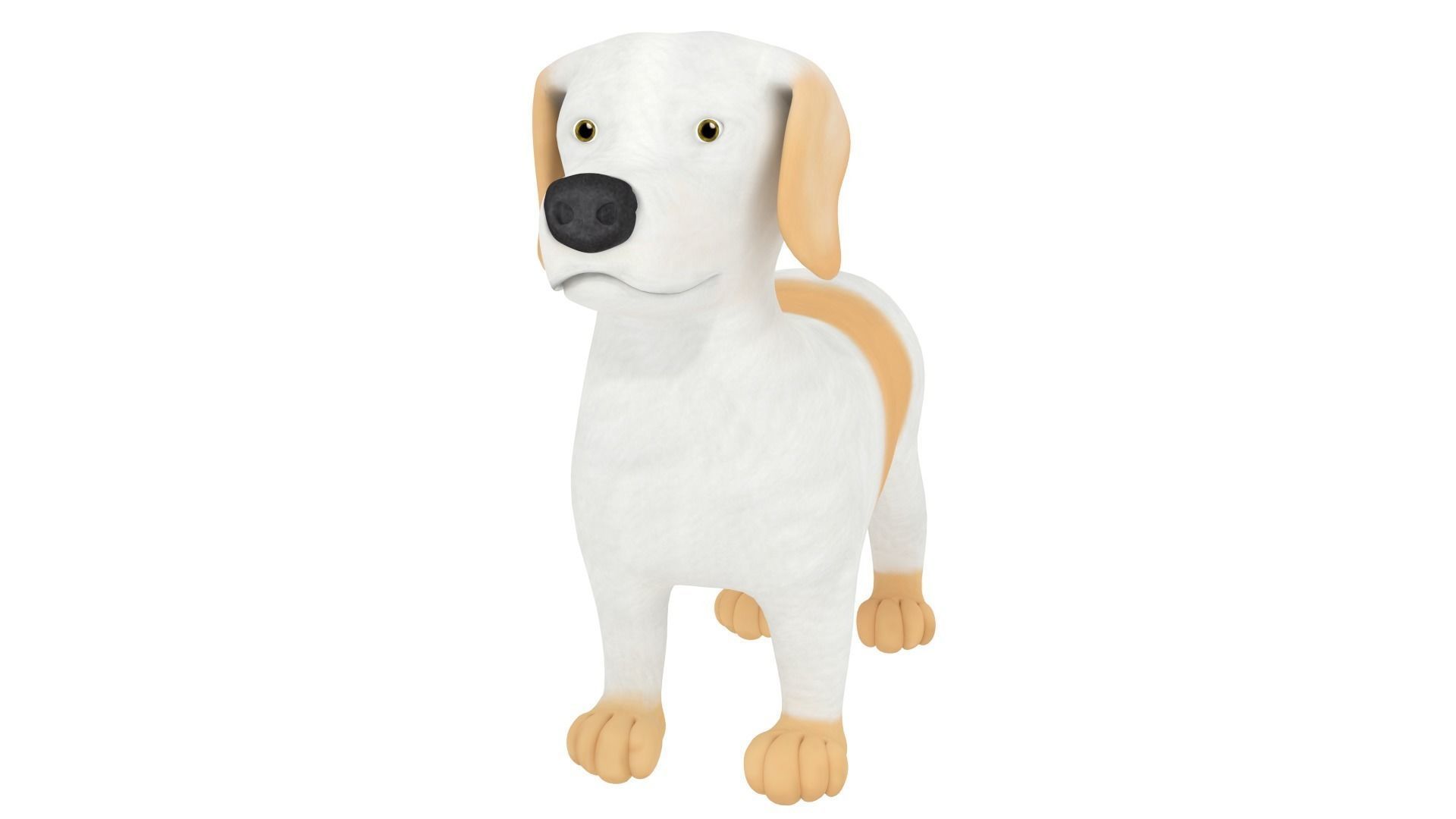 Havanese dog 3D model_0
