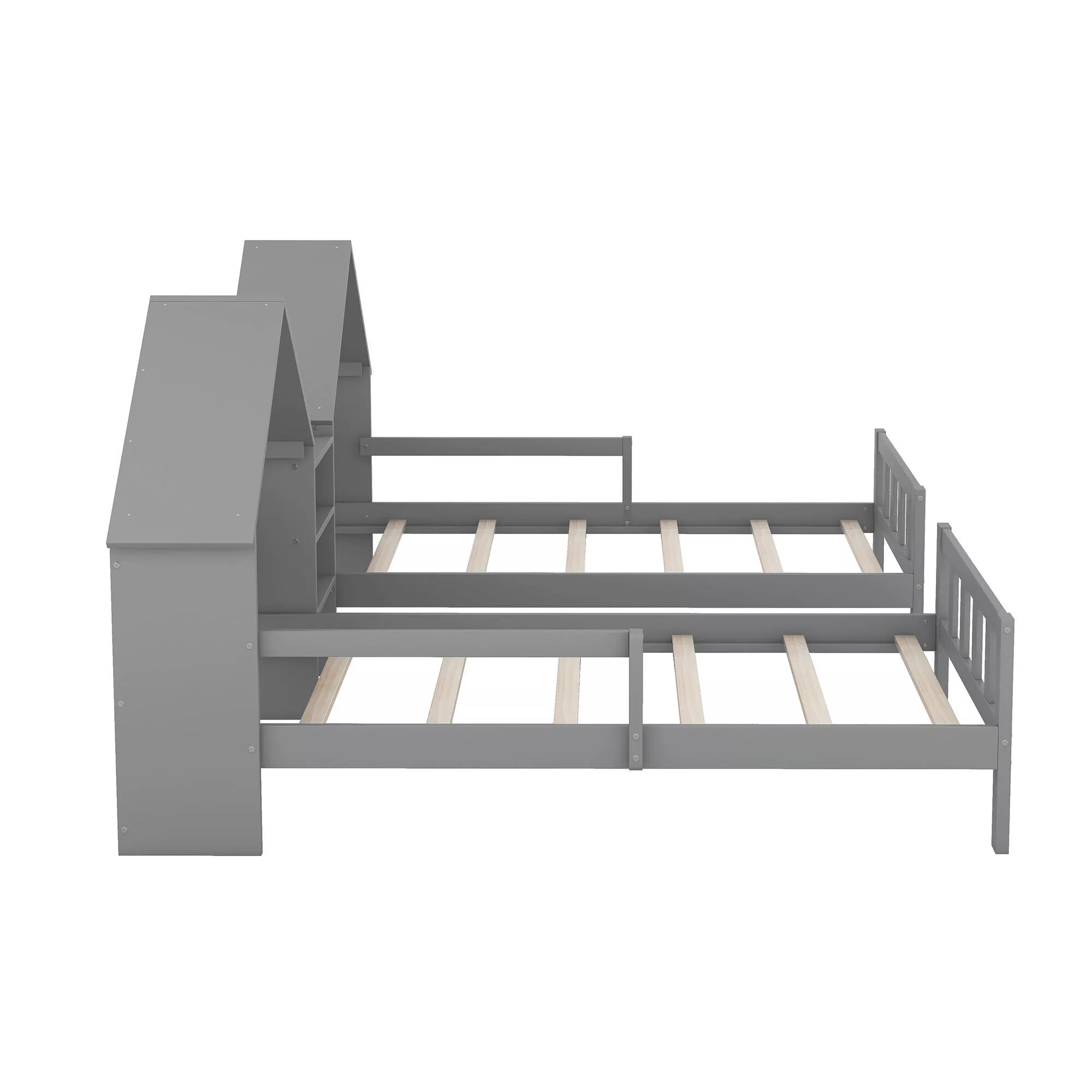 Bed Frame 3D Model Realistic Bedroom Furniture Low-poly 3D model