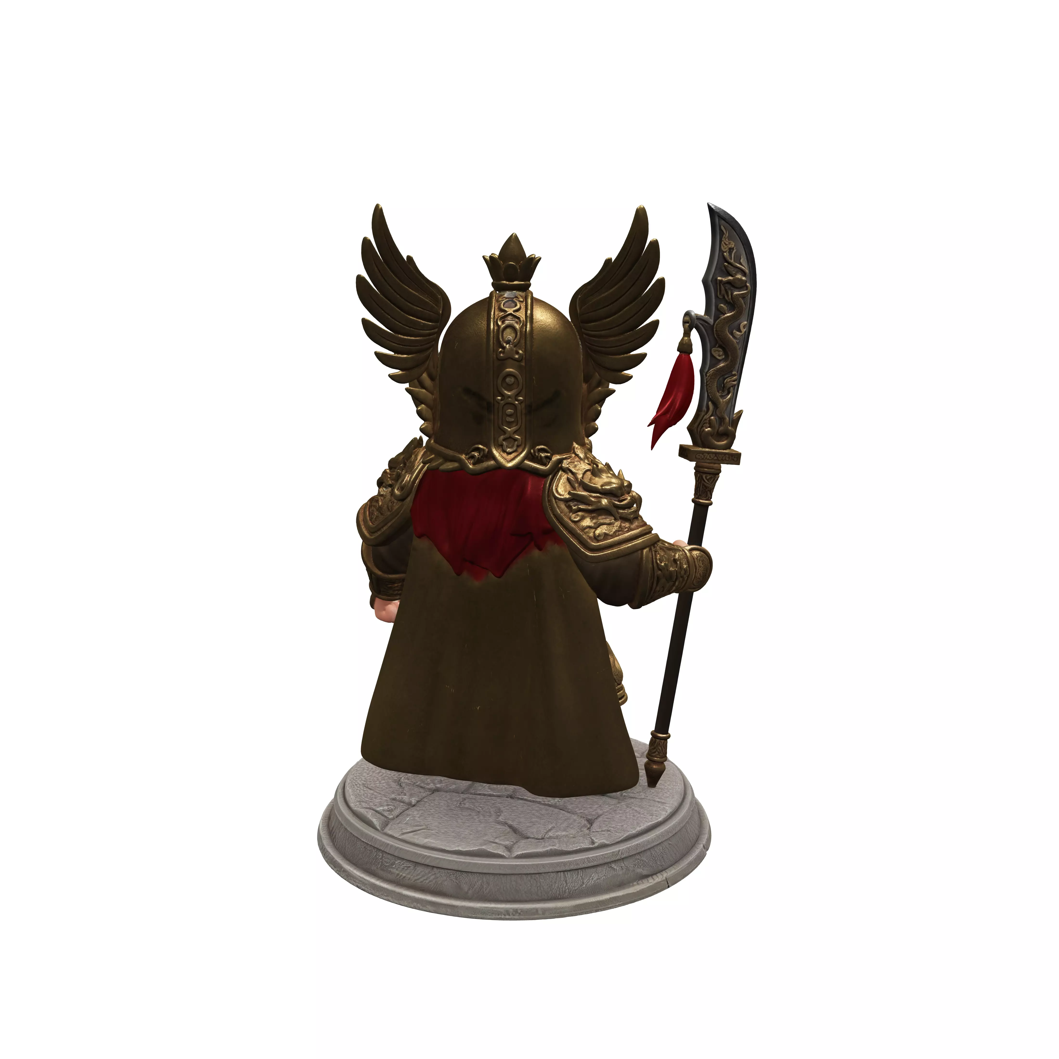 Golden Winged General 3D model