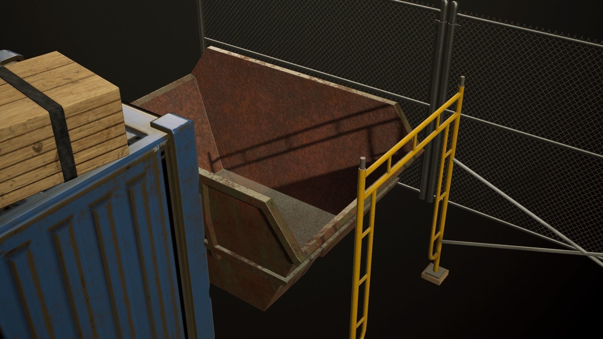 Construction Site Environment Assets - Low Poly Low-poly 3D model_9