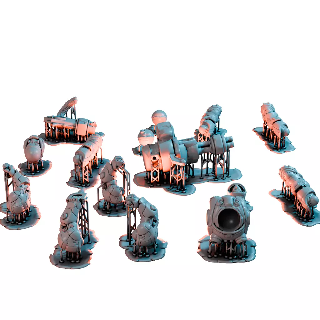 Heavy Marine Multipart Kit VI - Printable Resin Model 3D print model