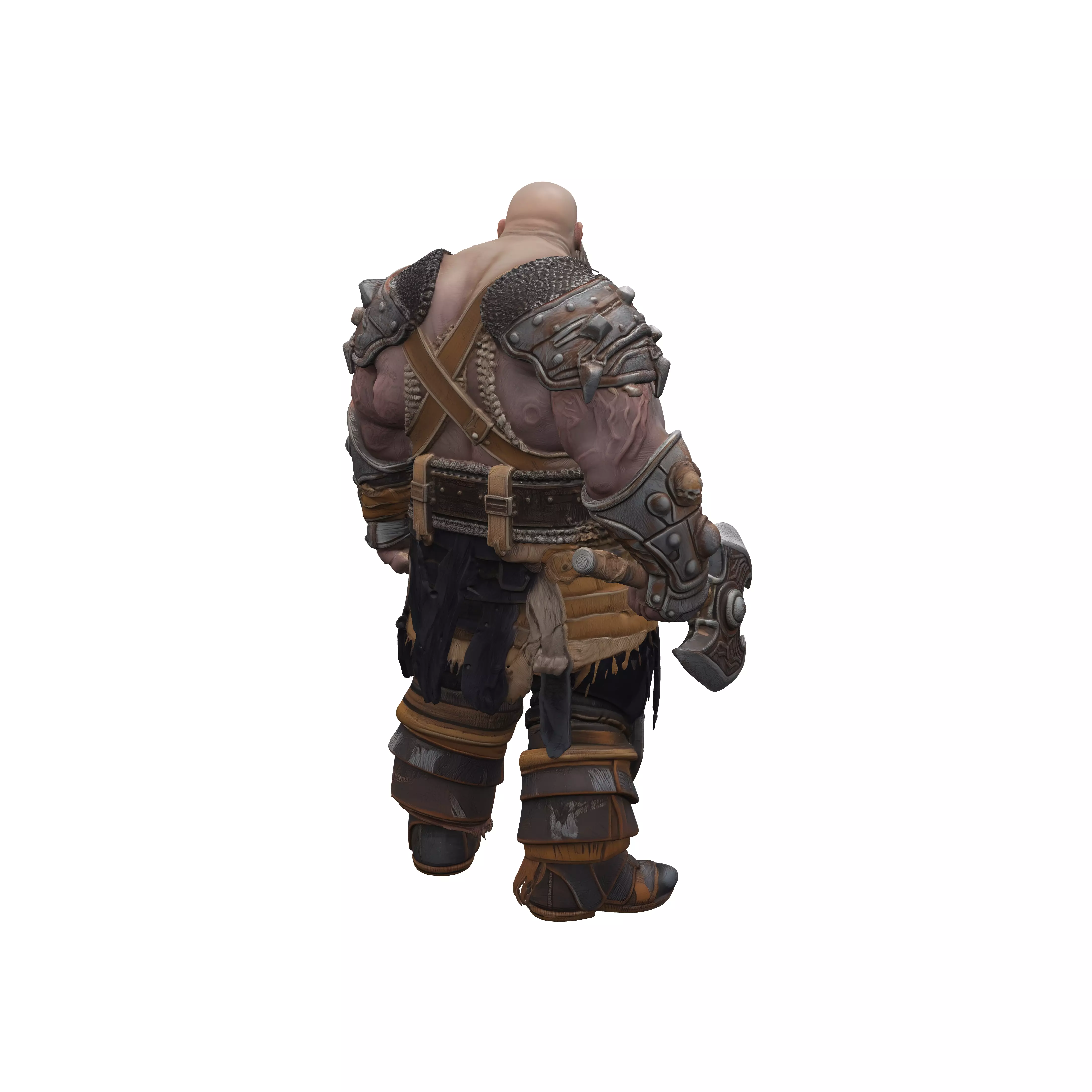 Ironbound Dwarf Warlord 3D model