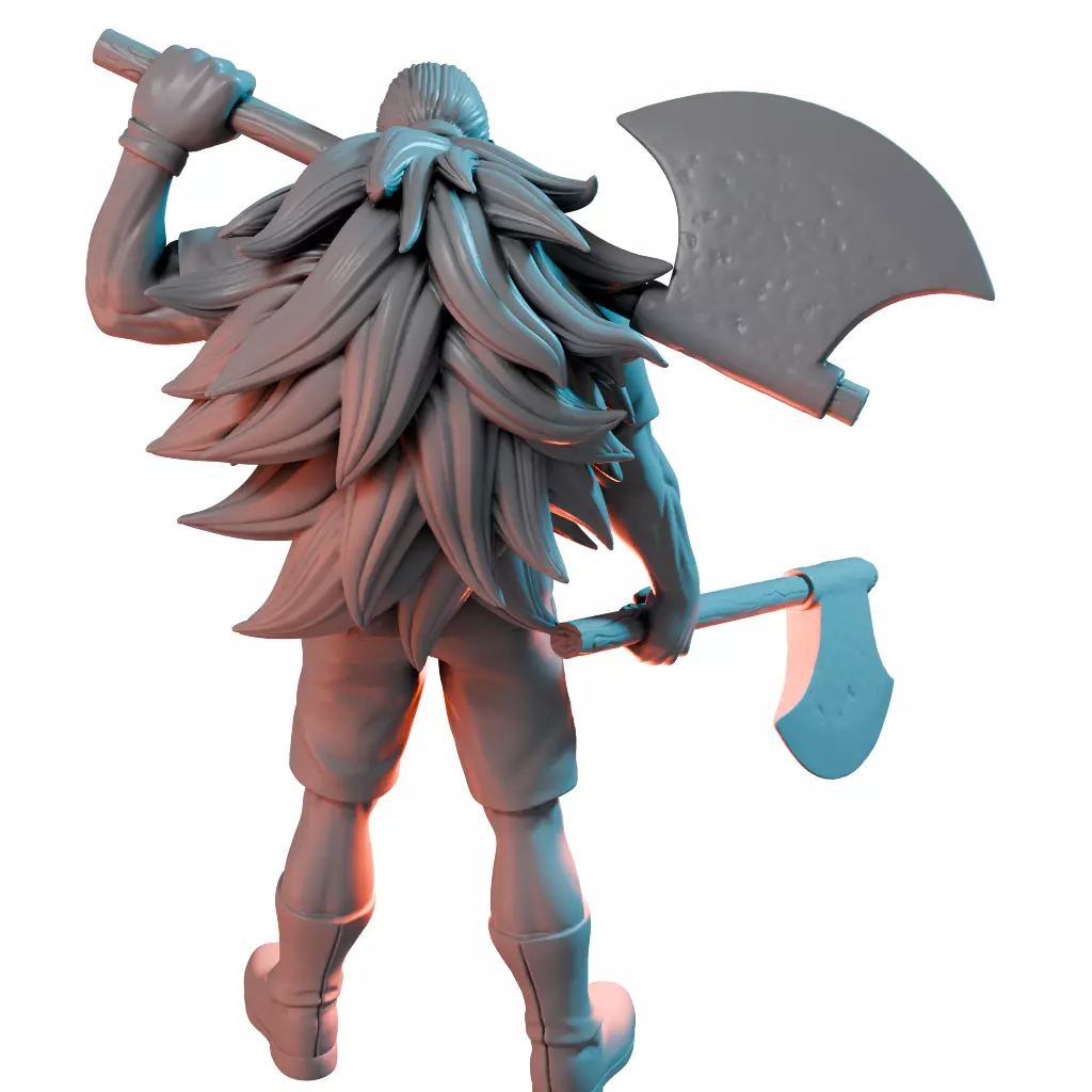 Gaban III - Board Game Miniature STL 3D print model