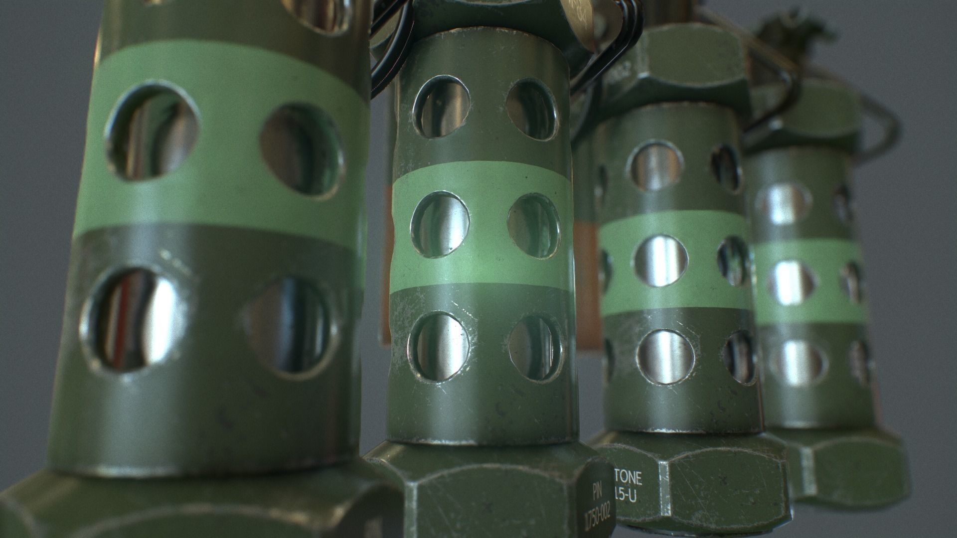 Stun Grenade - Low Poly Assets Low-poly 3D model_5