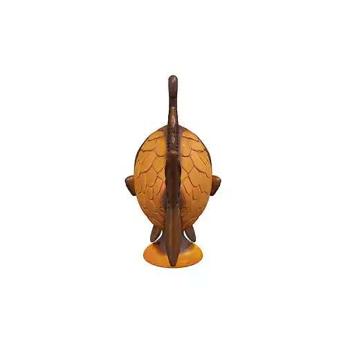 Amber Fish Lantern food 3D model