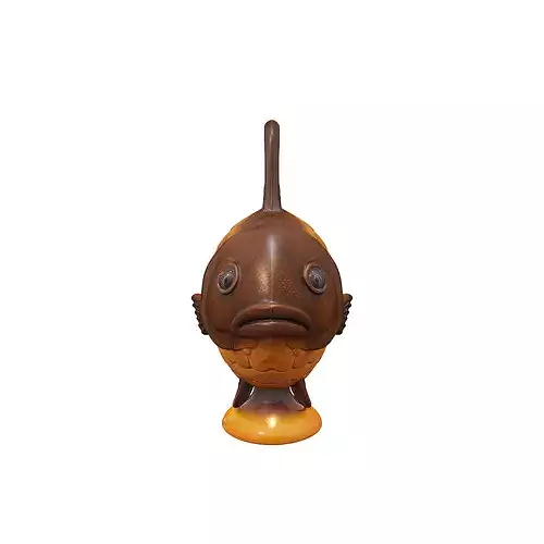 Amber Fish Lantern food 3D model 6