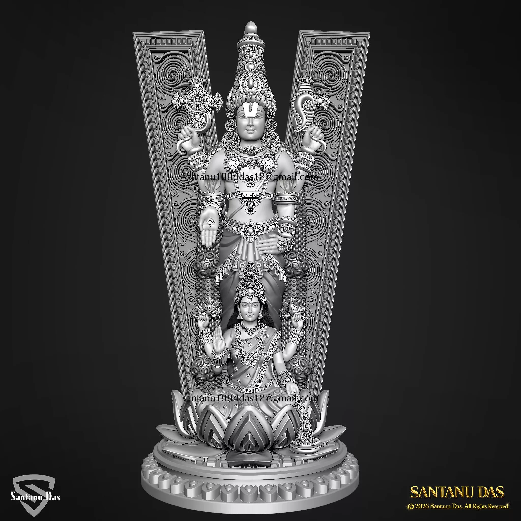 Venkateshwar V 3D print model