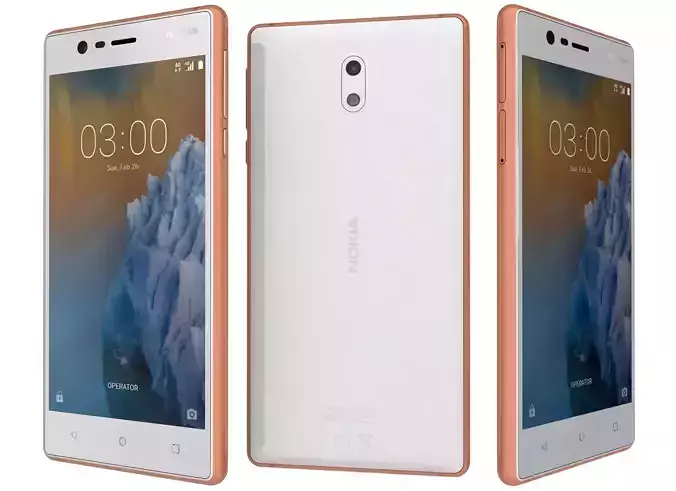 Nokia 3 Copper White