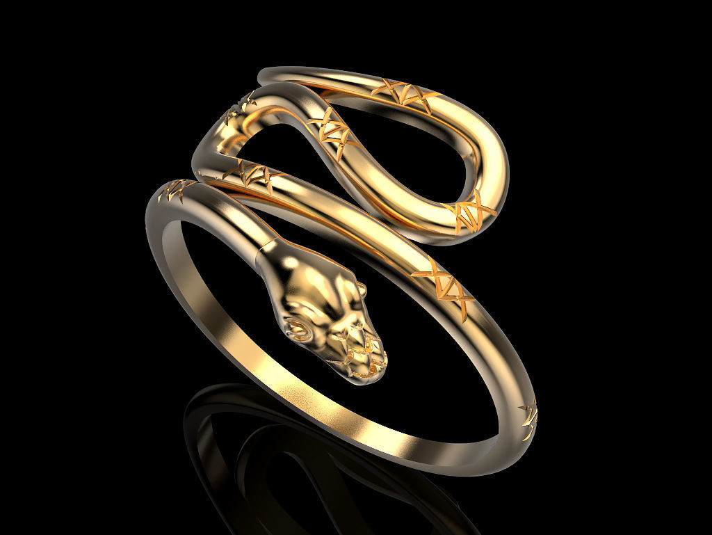 Ring of the Snake 3D print model_5