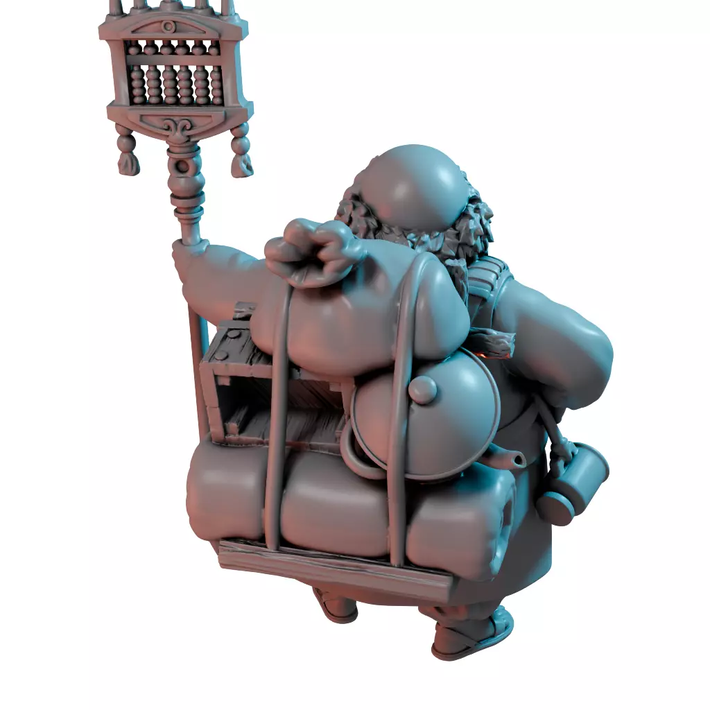 Dq Torneko VI - Board Game Miniature STL 3D print model