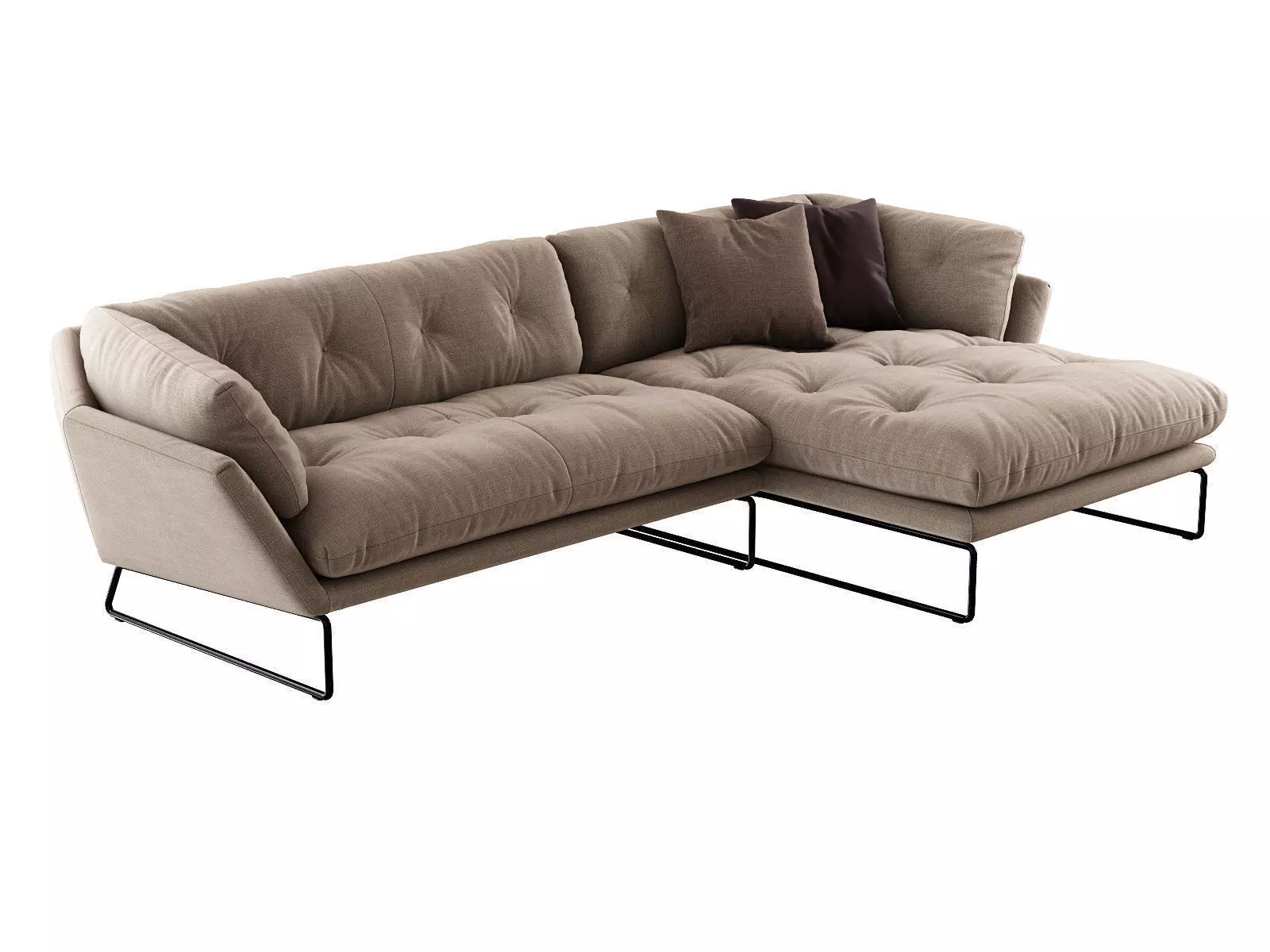 New York Corner Sofa 3D model_1
