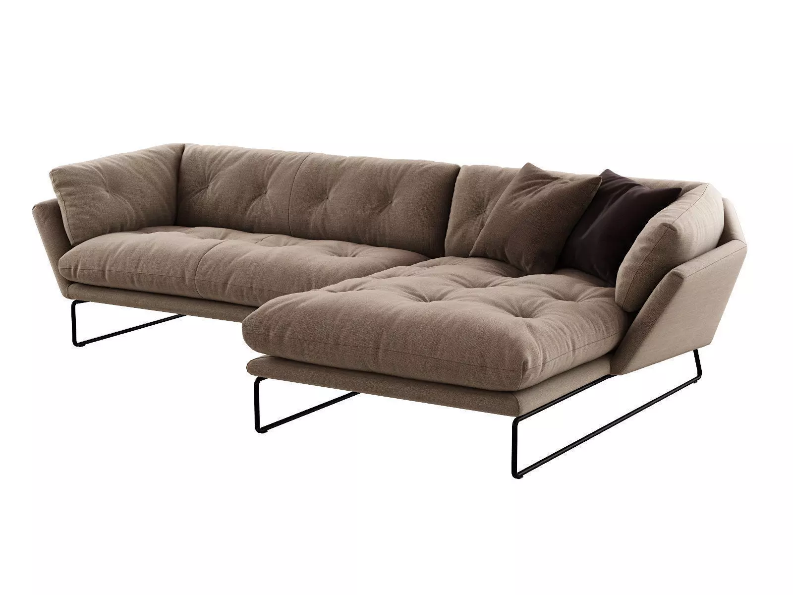 New York Corner Sofa 3D model_3