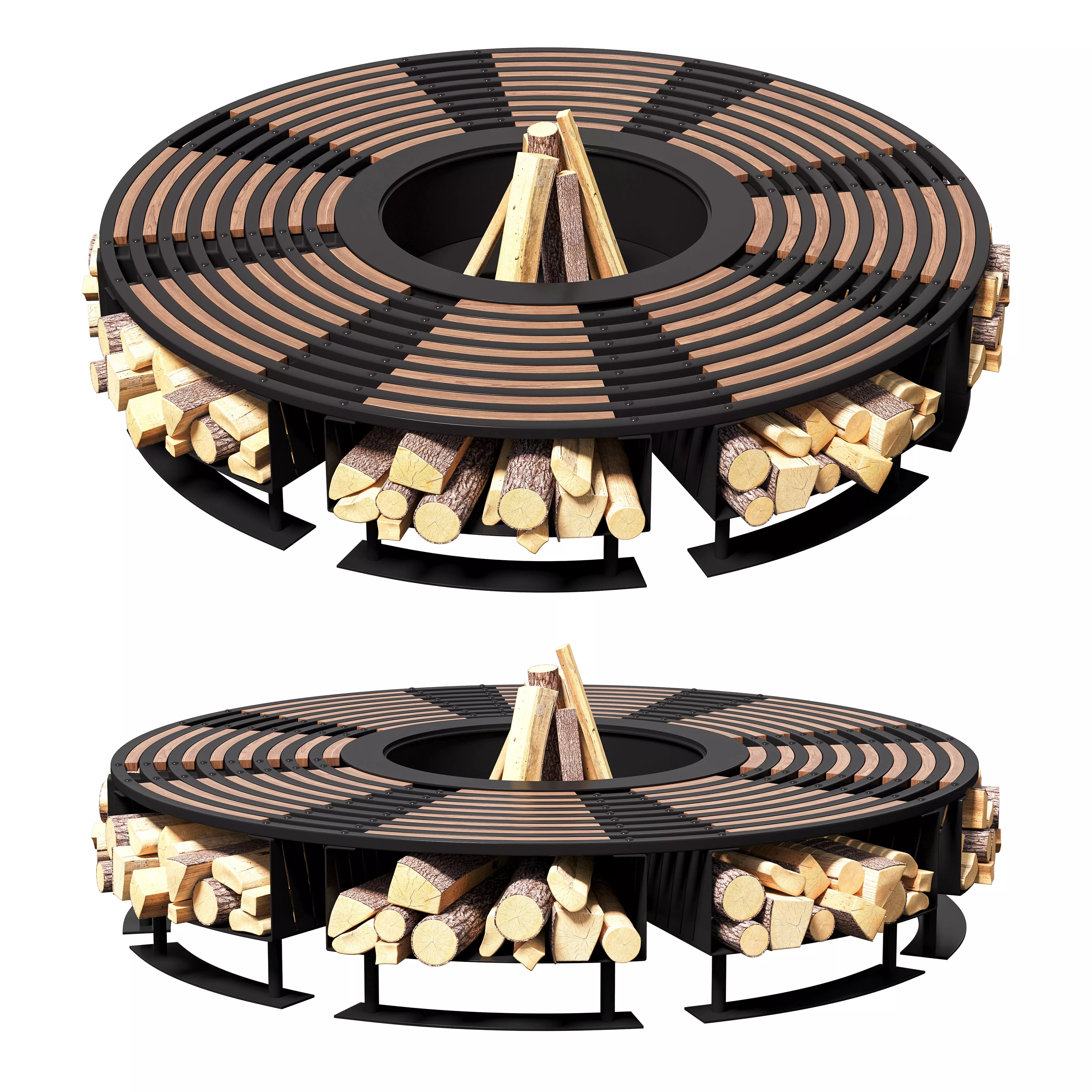Fire Pit 10 3D model
